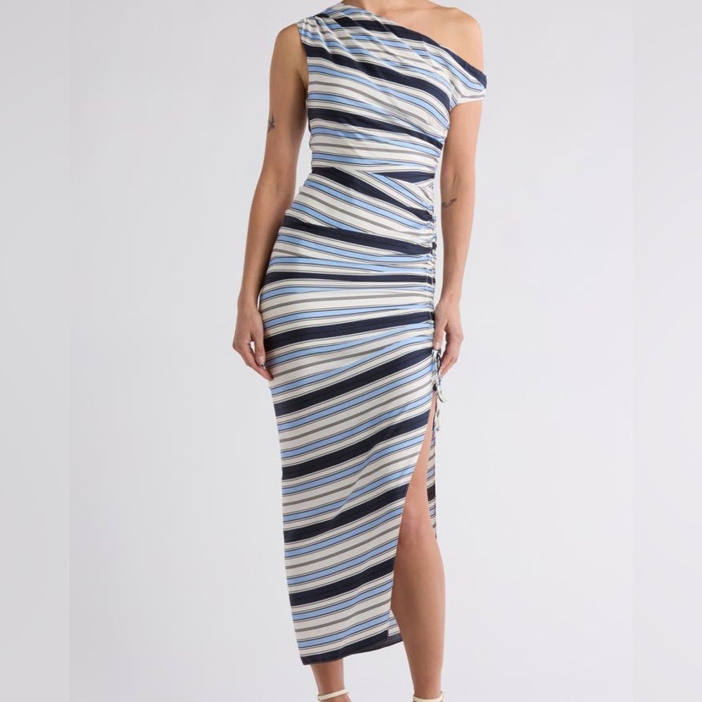 Veronica Beard Black and White Asymmetrical Cocktail Dress